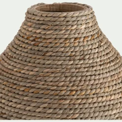 Vase amphore en jonc de mer H25cm - naturel