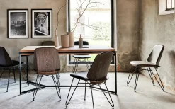 Vase bouteille en polystone effet béton H24cm - gris clair