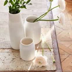 Vase classique en céramique H33cm - blanc ventoux