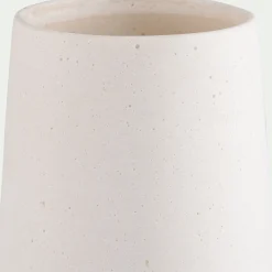 Vase classique en poudre de pierre H30cm - blanc