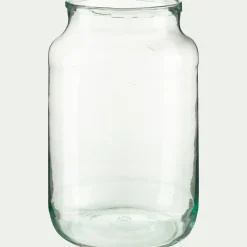 Vase classique en verre recyclé H30cm - transparent
