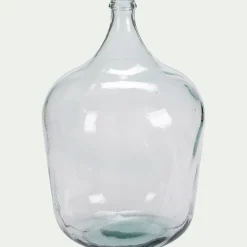 Vase dame-jeanne en verre H57cm - transparent