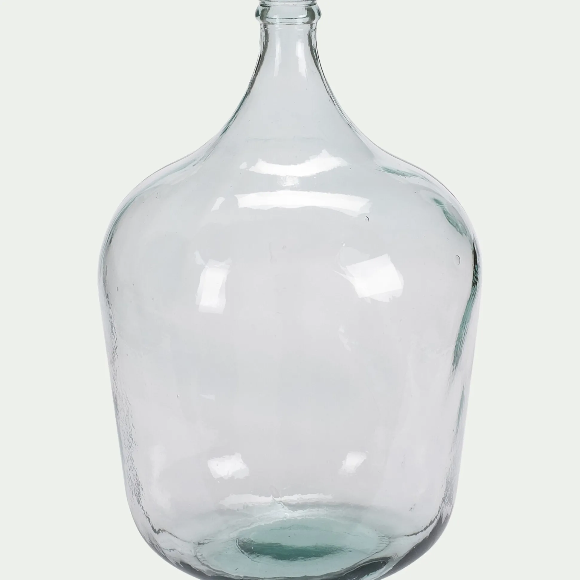 Vase dame-jeanne en verre H57cm - transparent