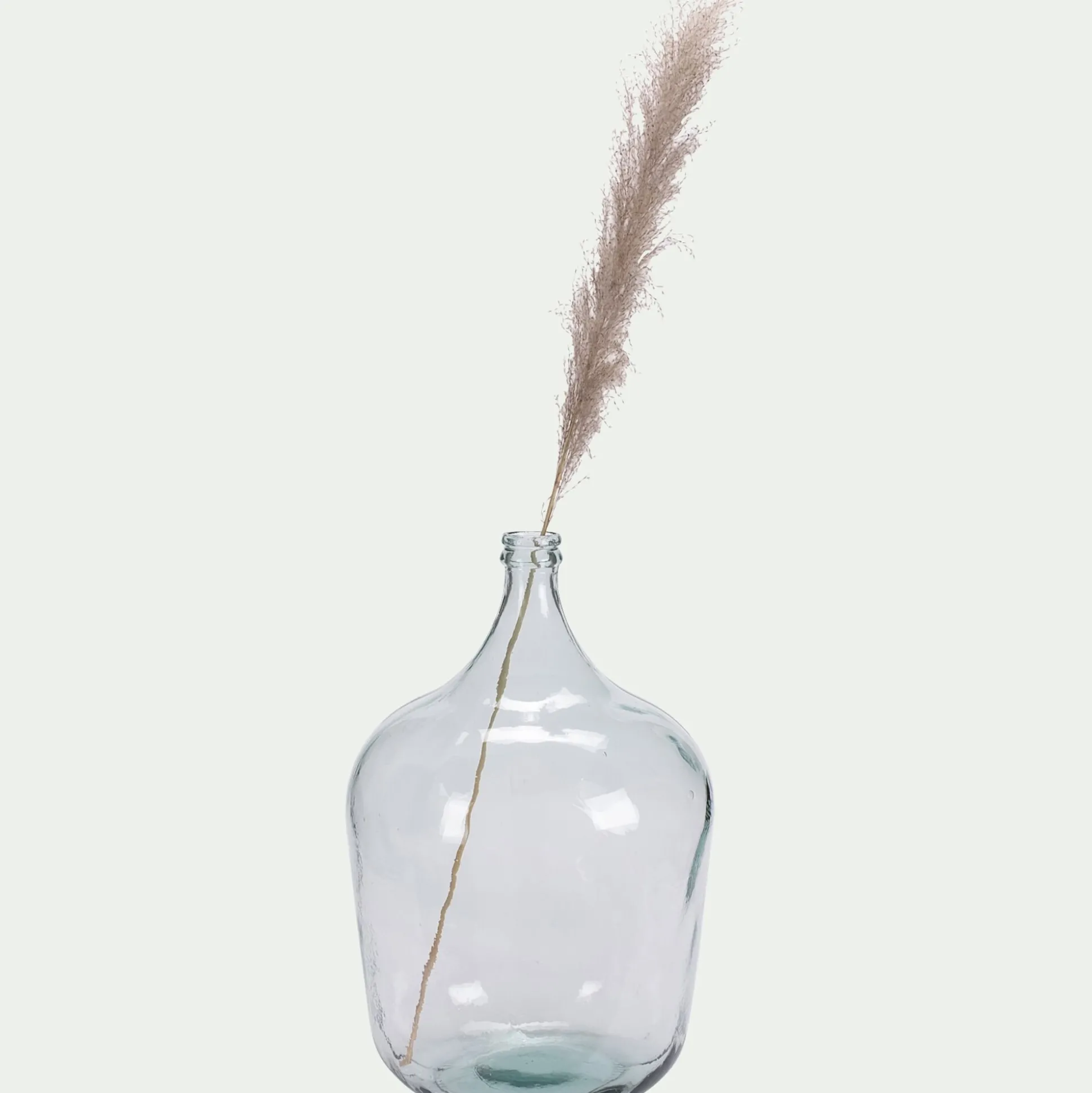 Vase dame-jeanne en verre H57cm - transparent