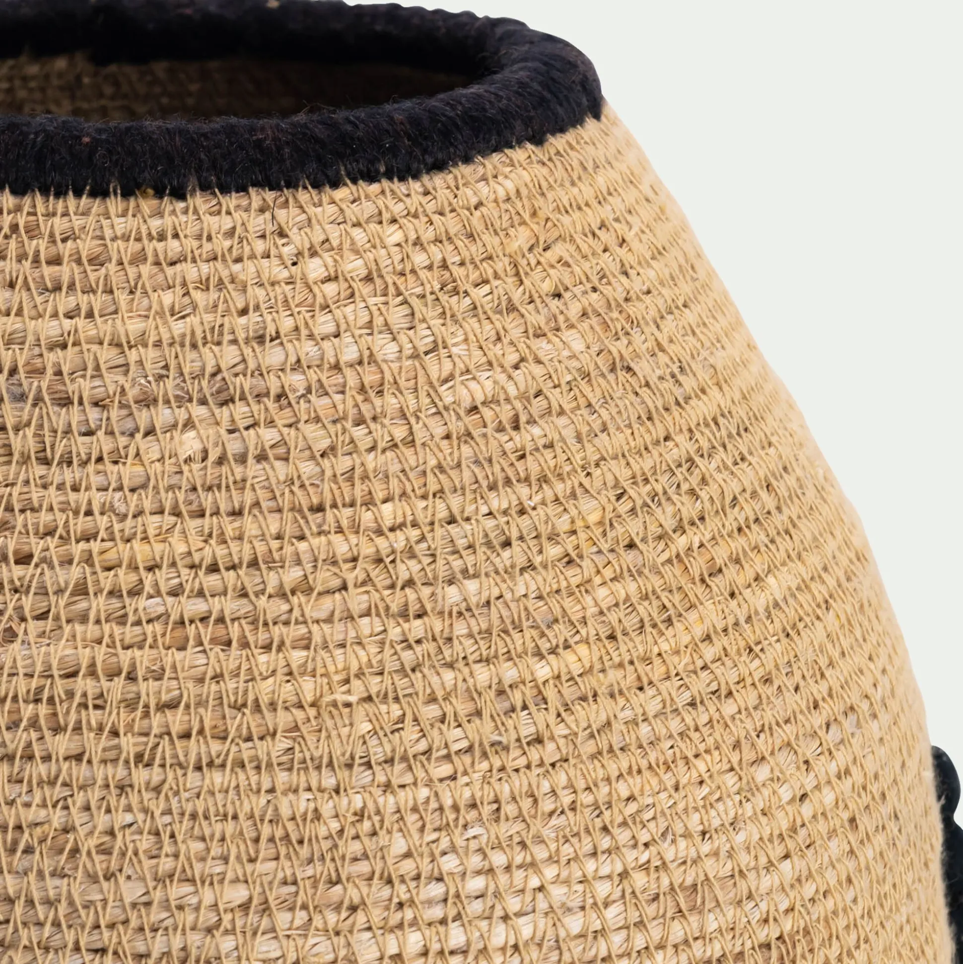 Vase en jonc de mer H30cm - naturel