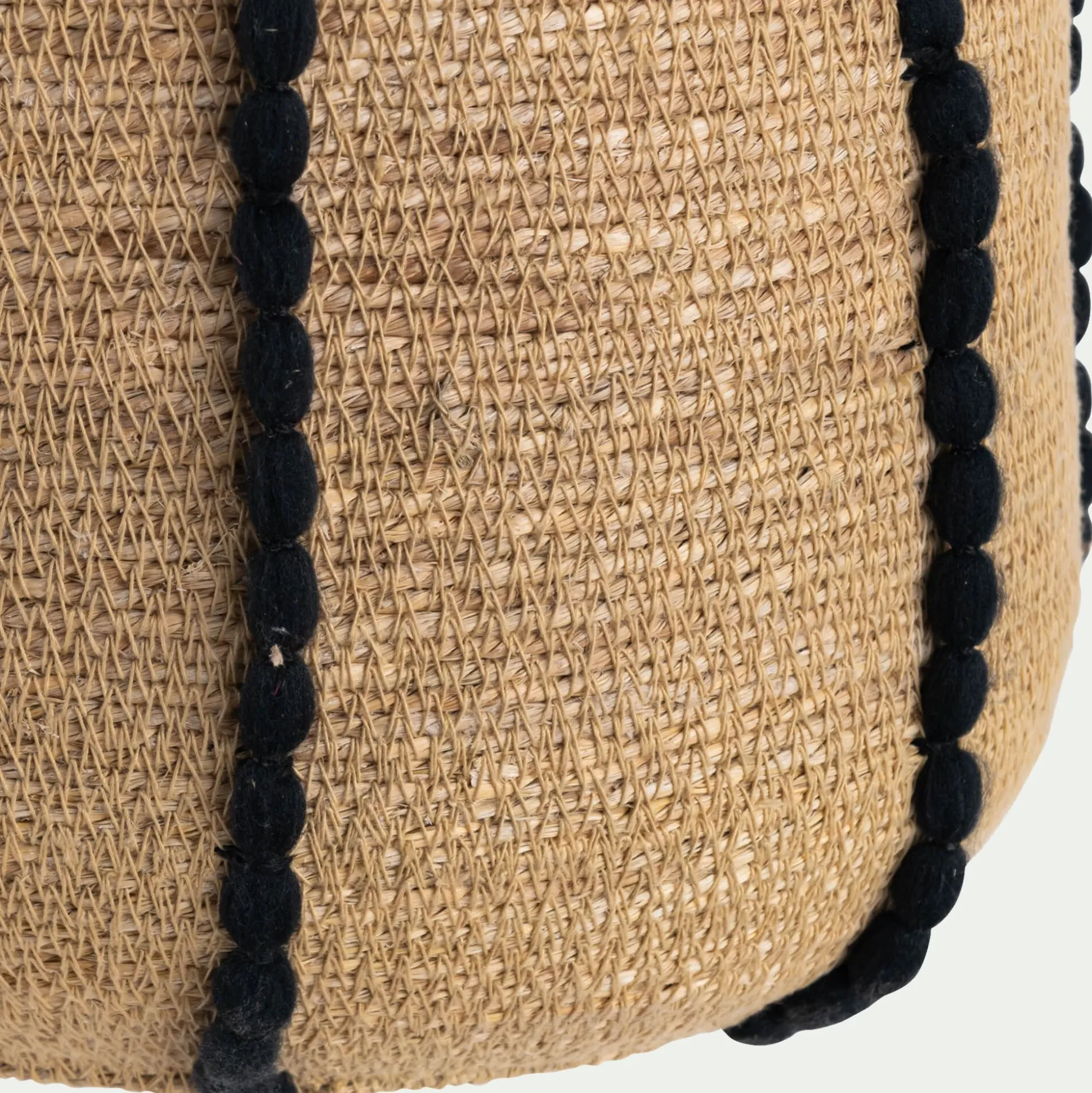 Vase en jonc de mer H30cm - naturel