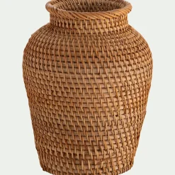 Vase en rotin H20cm - naturel