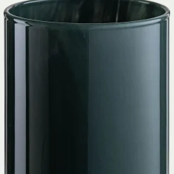 Vase tube en verre H23cm - bleu