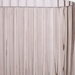 Vase tube en verre H20cm - gris