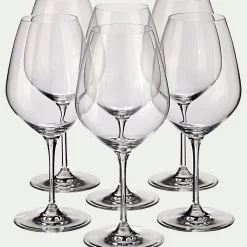 Verre à pied en cristallin 57cl - transparent