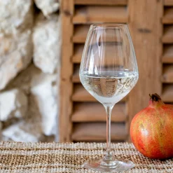 Verre à pied en cristallin 43cl - transparent