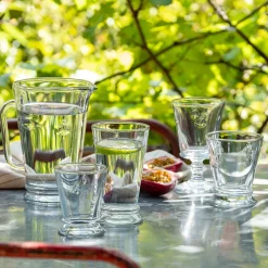 Verre à vin en verre pressé 24cl - transparent