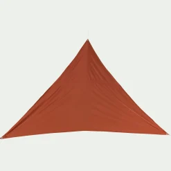 Voile d'ombrage triangle 3,6m - rouge rustrel